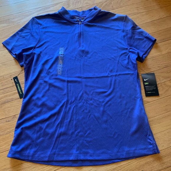 Nike Tops Nike Drifit Womens Golf Shirt Size Medium Purple Poshmark